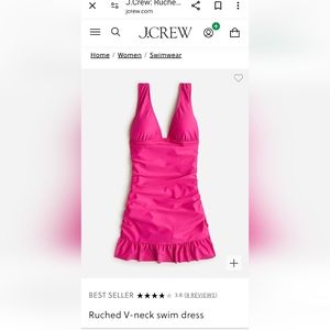 J crew swim dress